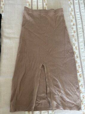 Pink Lily Midi Skirt